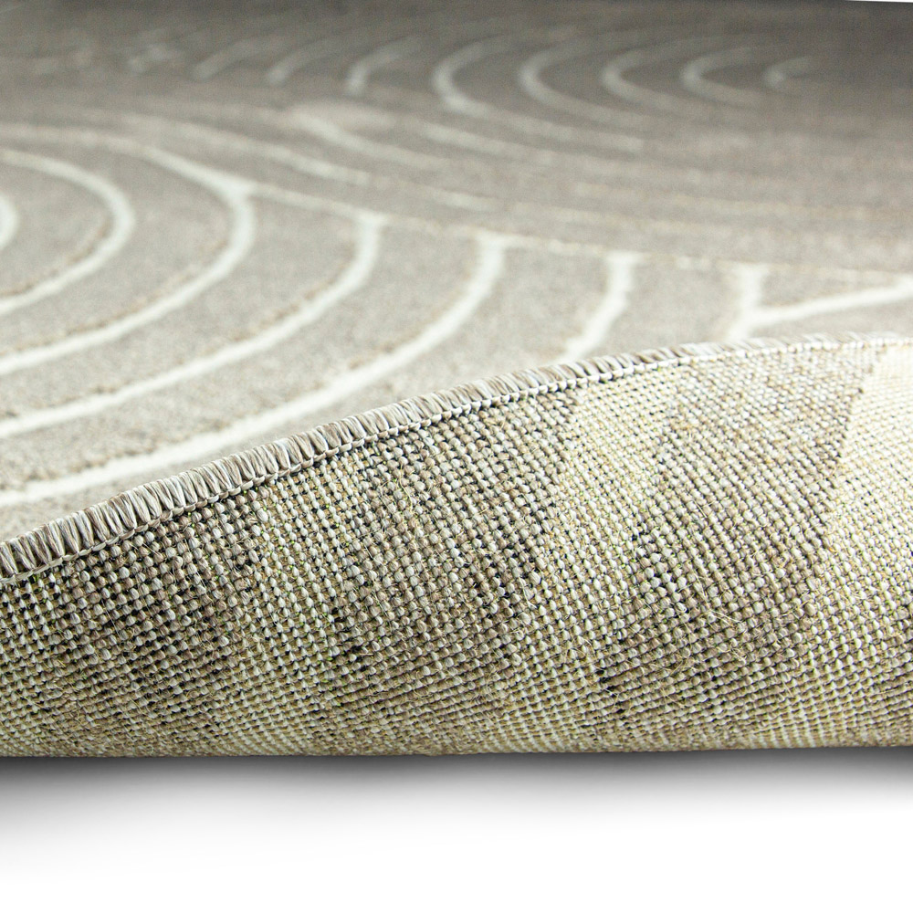 Eselle Rhythm Sculpt Natural Rug 120 x 170cm Image 4