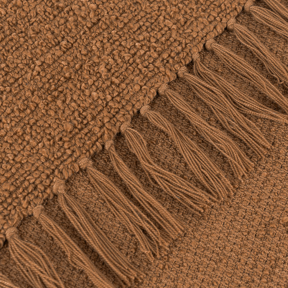 Yard Candar Ginger Textured Boucle Throw Image 3