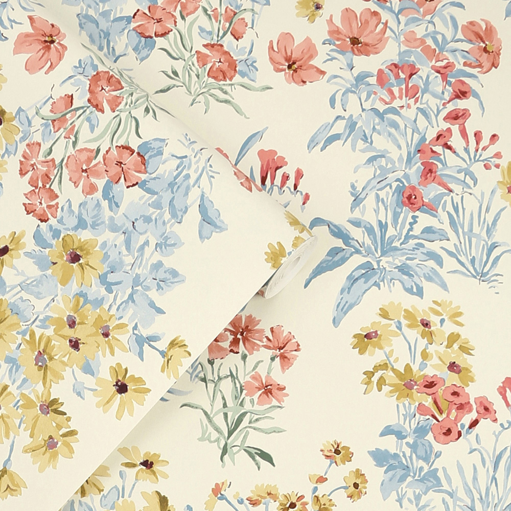 Laura Ashley Megan Ochre Yellow Wallpaper Image 2