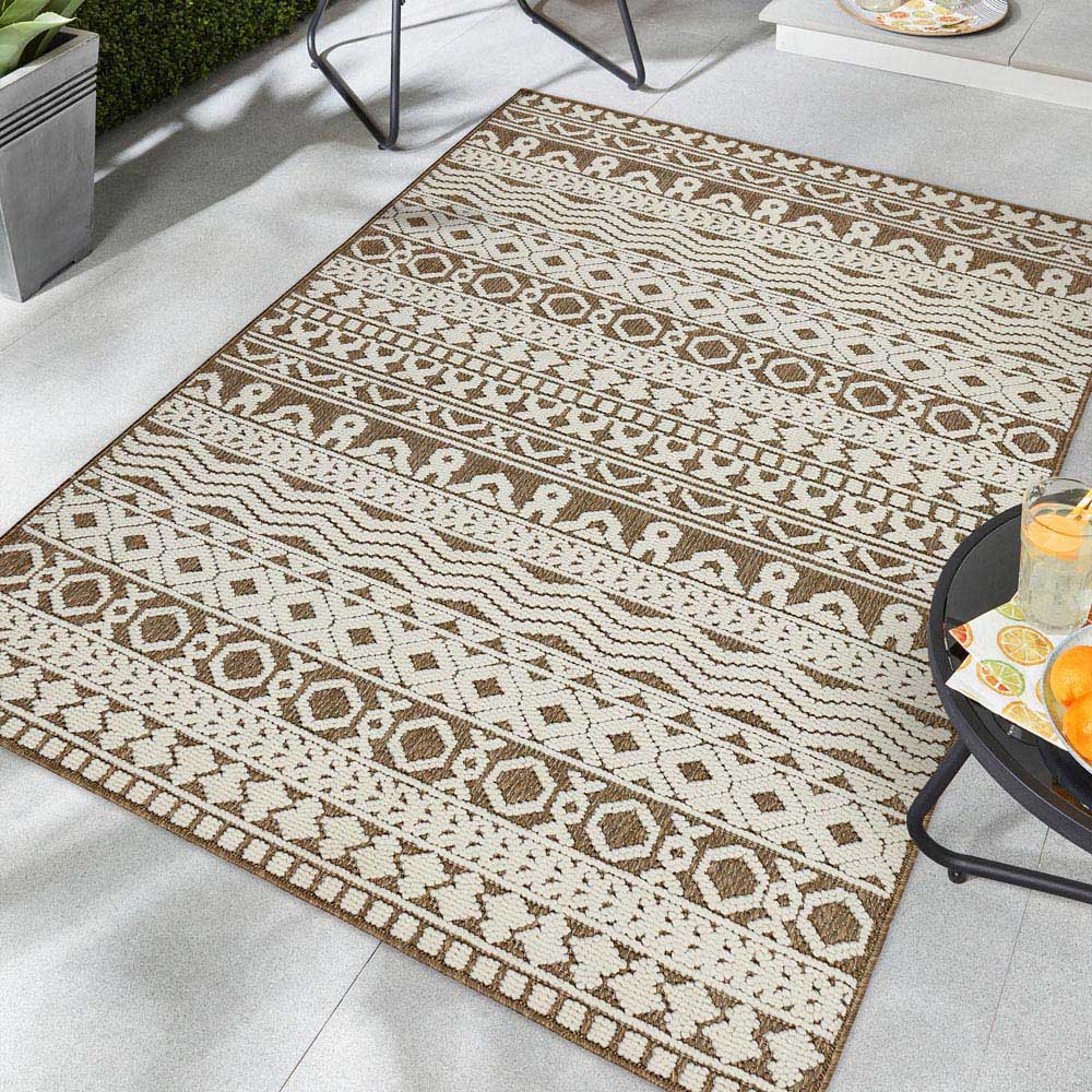 Origins Atlas Graphic Coffee Rug 200 x 290cm Image 2