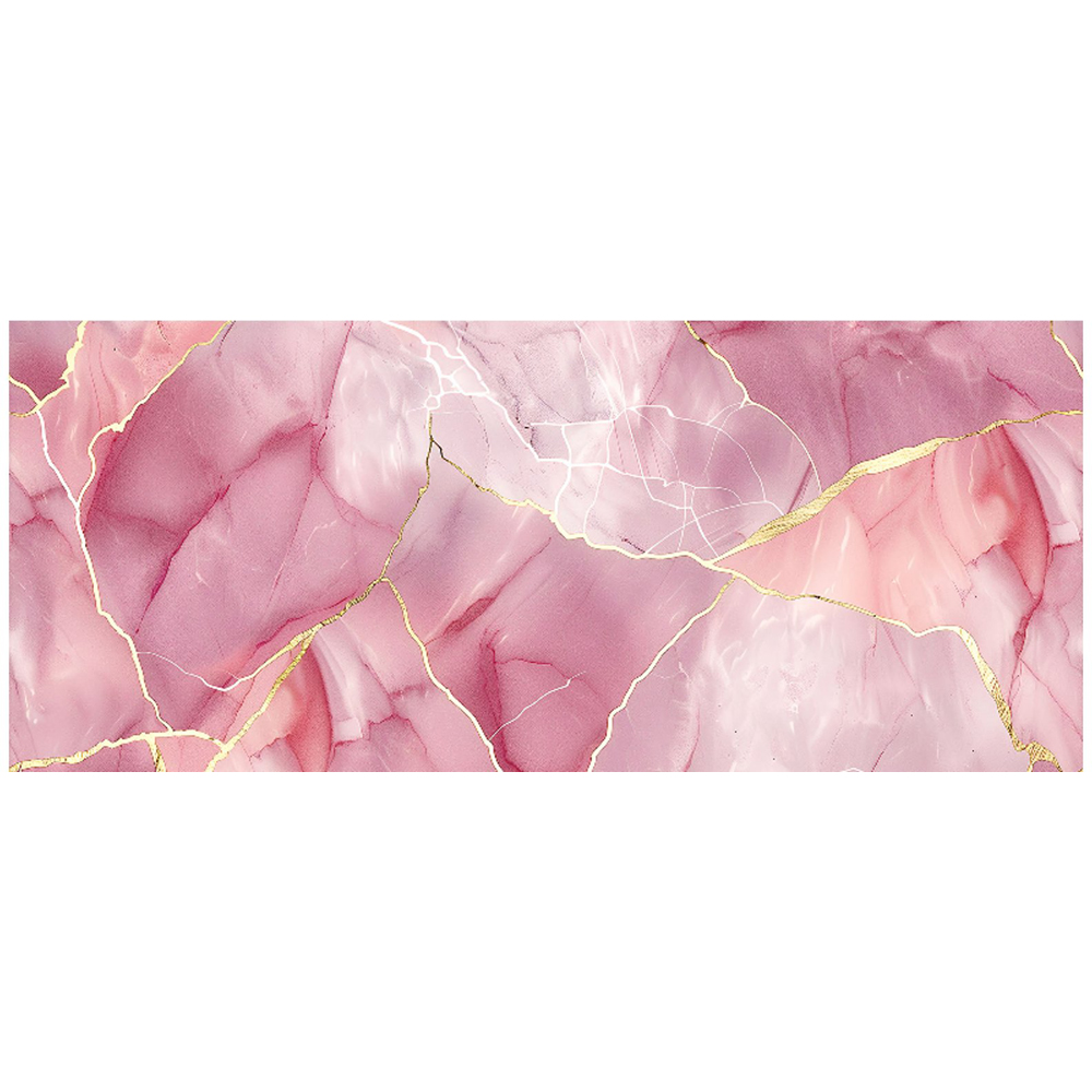 Warren Reed Designer Light Rose Marble Effect Bathroom Splashback 25 x 60cm Image 2