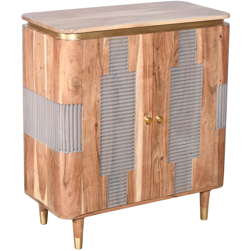 Brooklyn Wilton 2 Door Acacia Wood Sideboard Image 2