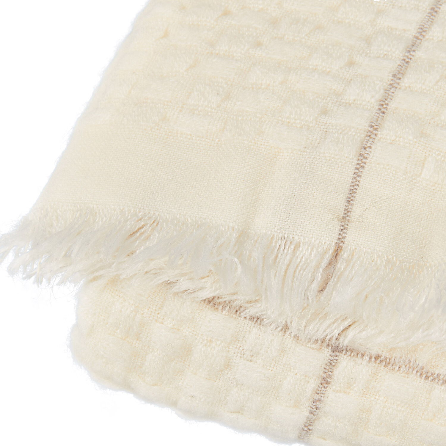 Divante Iver Check Throw - Natural Image 3