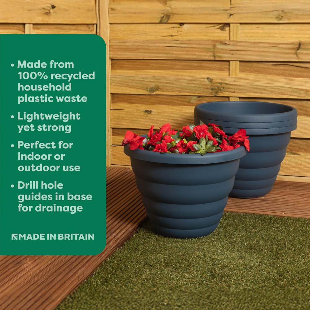 Wham Beehive Navy Round Pot H342 40cm 4 Pack Image 4