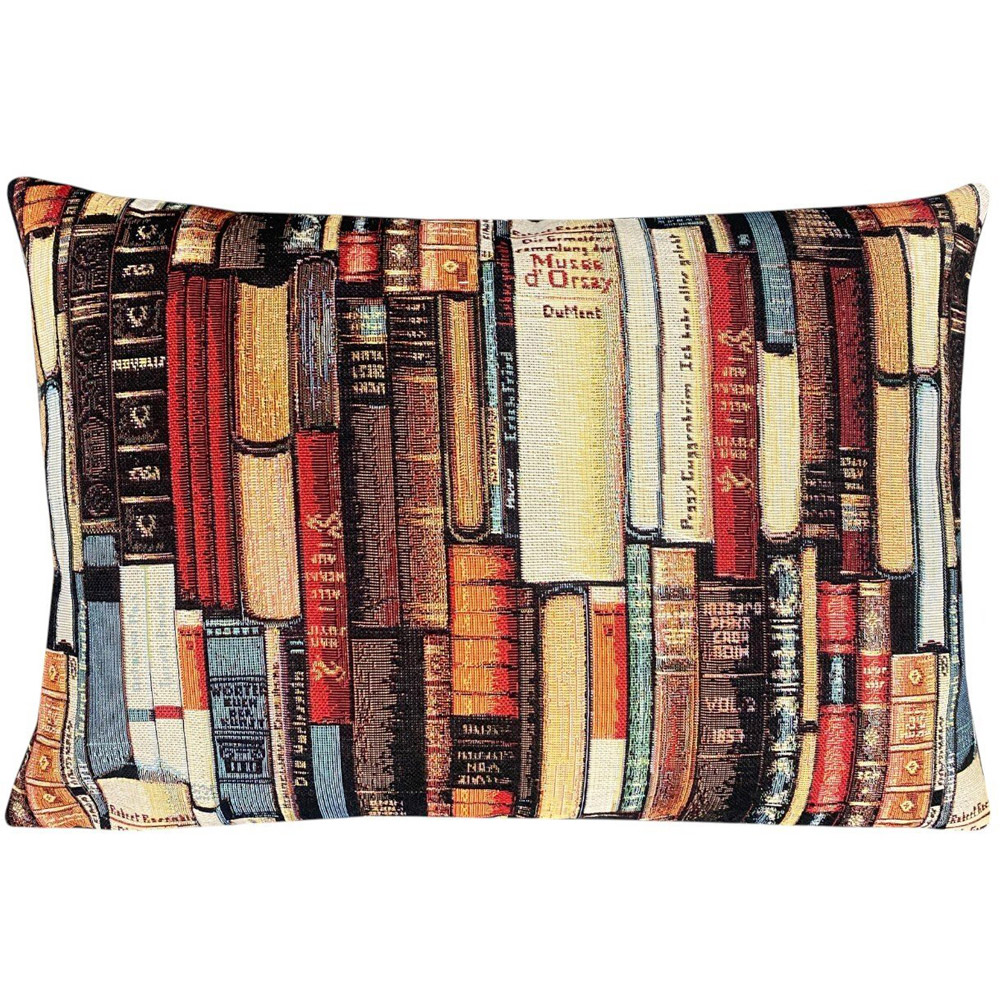Library Cushion Multicolour Image 1