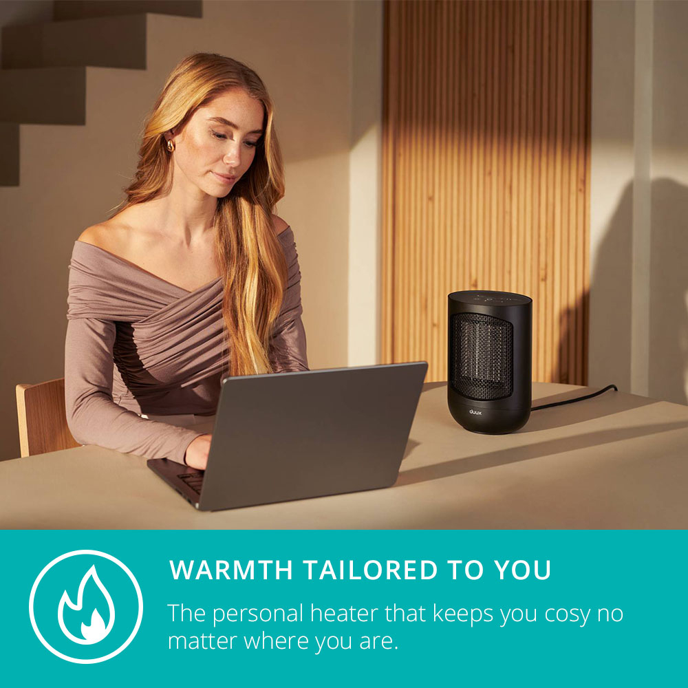 Duux Zone Black Personal Heater 1500W Image 8