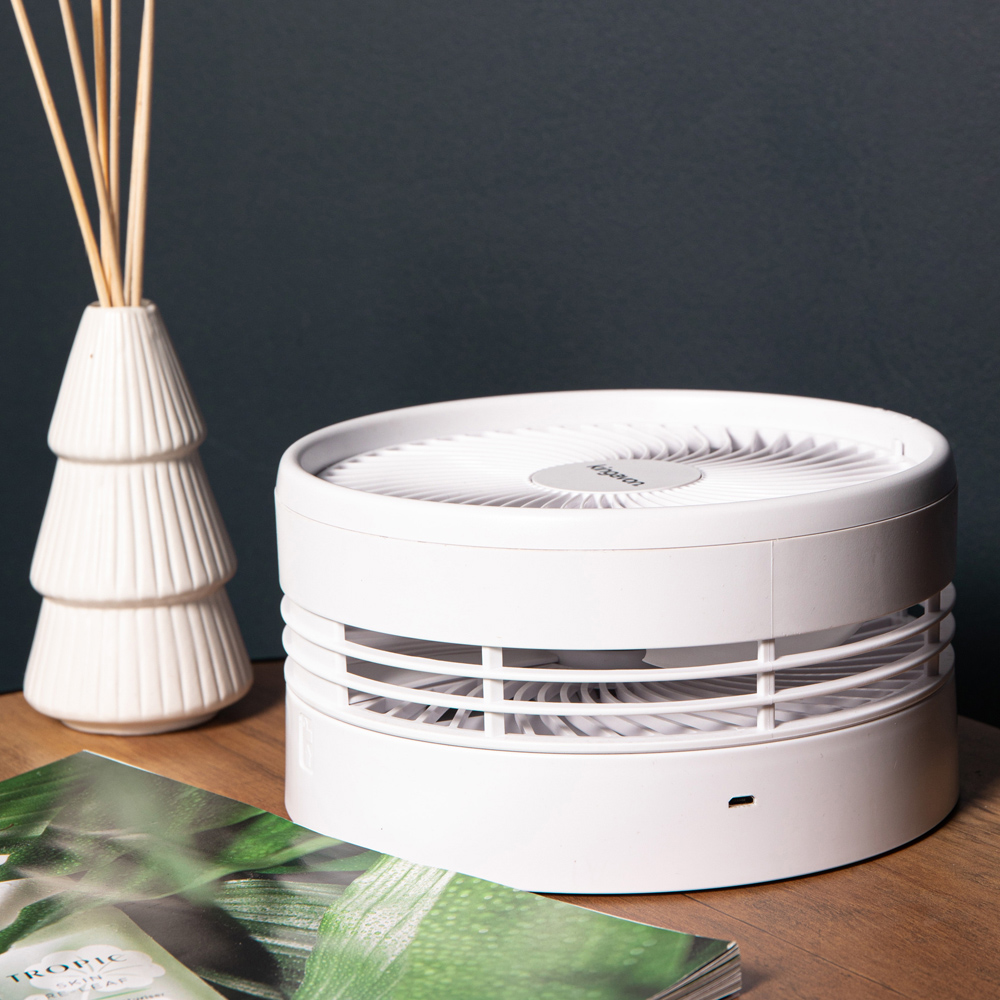 Samuel Alexander White Telescopic Cooling Fan 39 inch Image 4