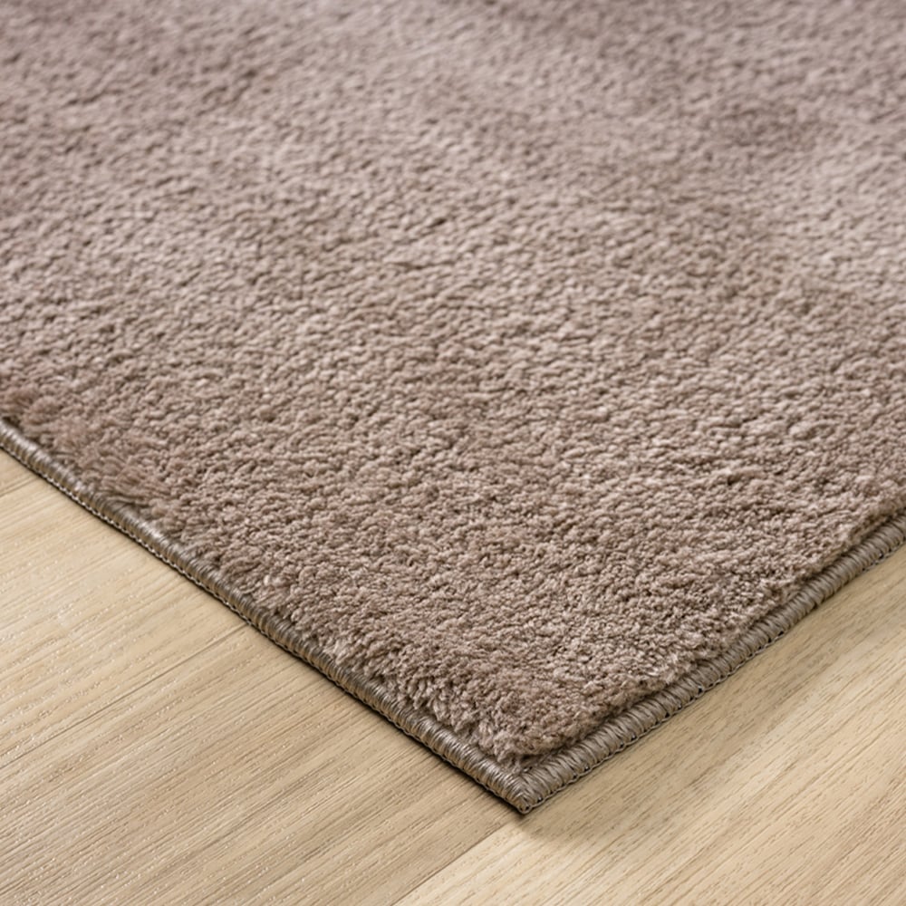 Desire Rugs Comfy Dark Beige Anti Slip Felt Backing Rug 60 x 200cm Image 4