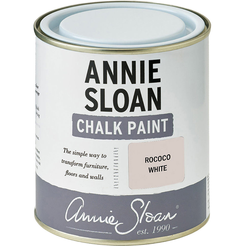 Annie Sloan Rococo White Matt Chalk Paint 500ml Image 2