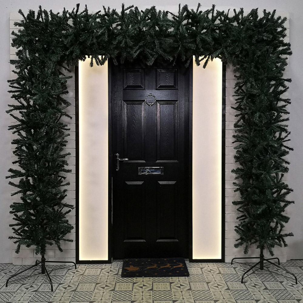 Samuel Alexander Green Artificial Christmas Tree Arch 8ft Image 2