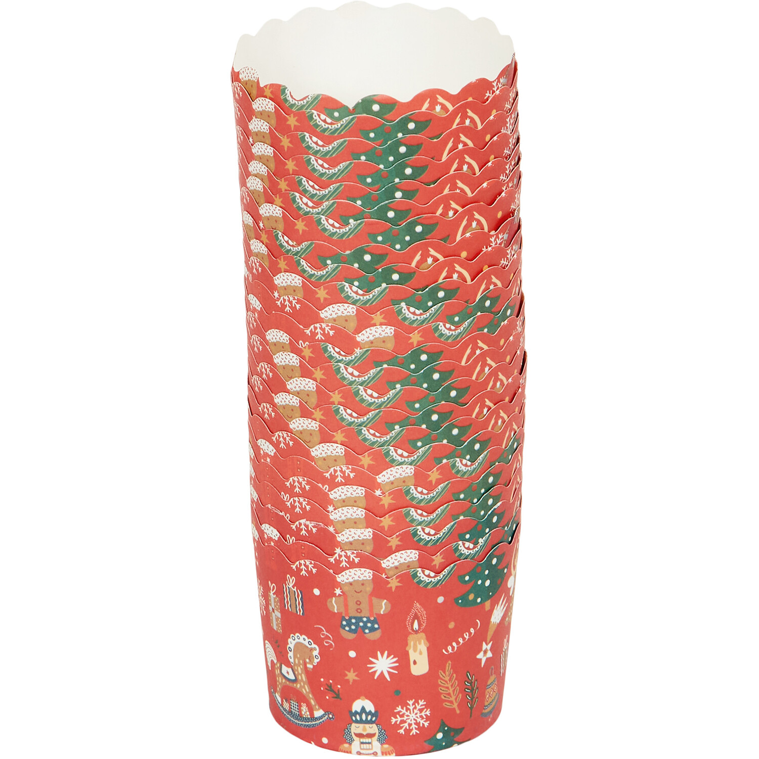 Pack of 24 Christmas Muffin Cases Image 2