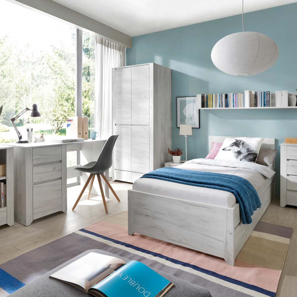 Florence Angel White 3 Piece Bedroom Furniture Set Image 9