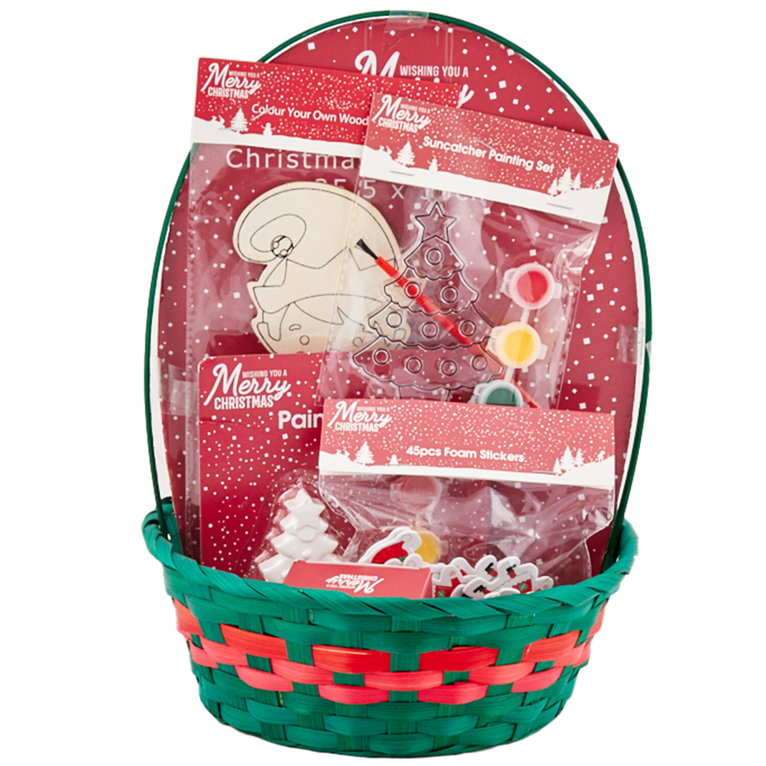 Christmas Craft Basket - Multicolour Image 2
