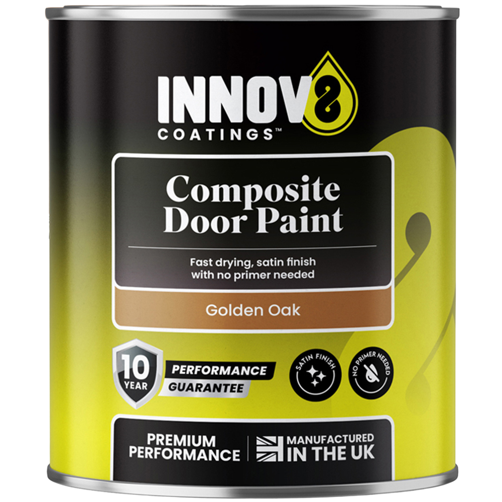 Innov8 Coatings Composite Door Paint 750ml Golden Oak Image 2