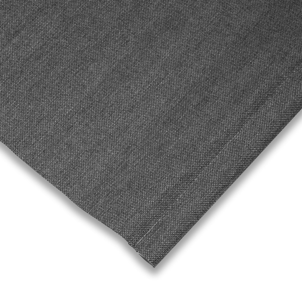 Textured Blackout Roller Blind Dark Grey 90cm Image 4