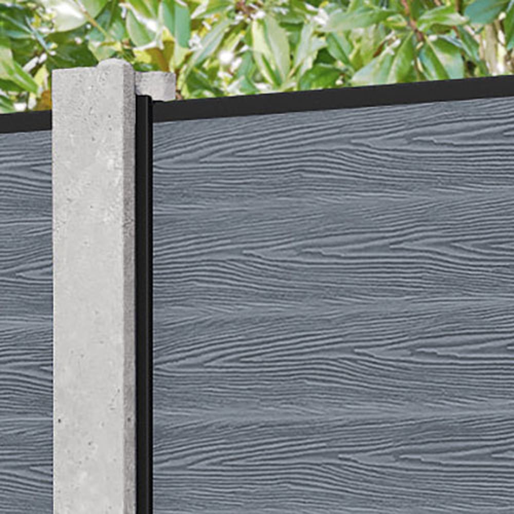 Charles & Ivy Classic 5ft Anthracite Fence Panel Image 3
