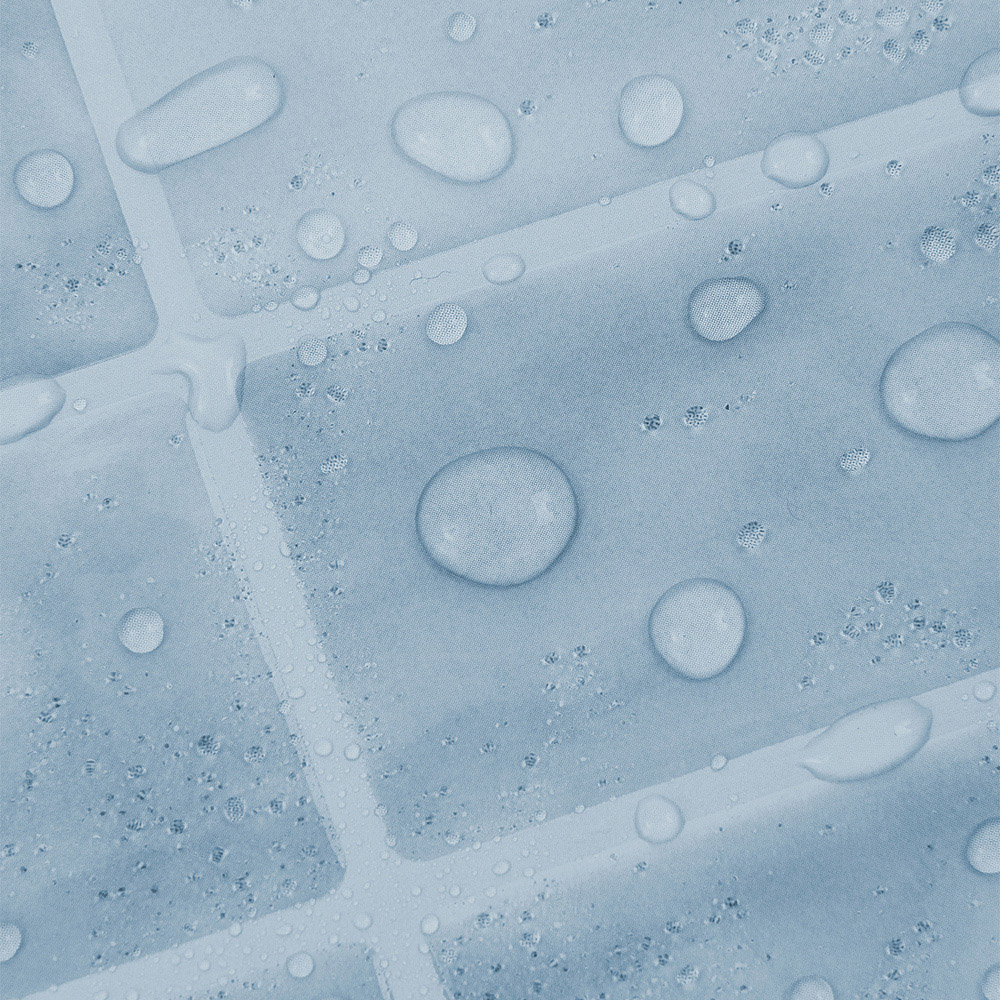 Living and Home Light Blue Rectangle Self Adhesive Wall Sticker 10 Pack Image 6