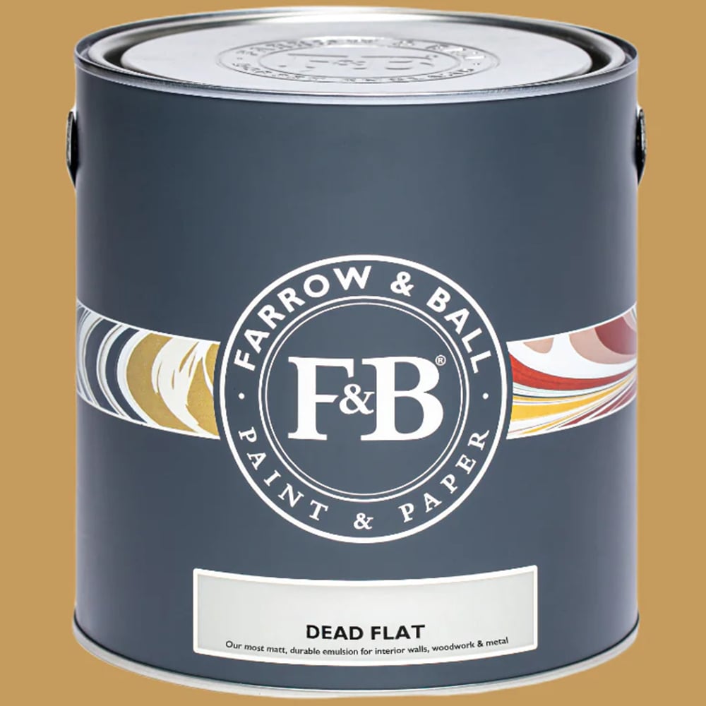Farrow & Ball Dead Flat India Yellow Matt Paint 2.5L Image 2
