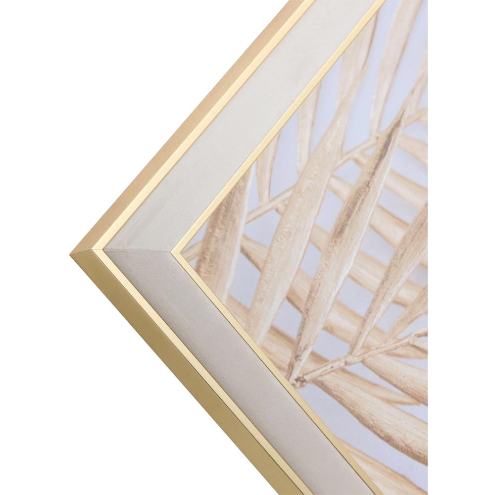 Gold Edge Velvet Photo Frame Neutral 20 x 16 inch Image 6