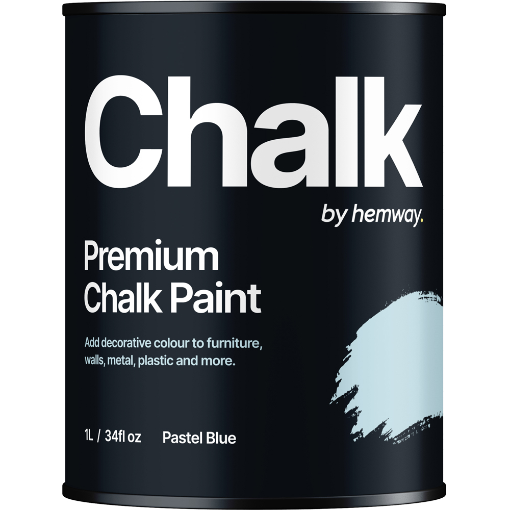 Hemway Pastel Blue Furniture and Walls Matt Chalk Paint 1L Image 2