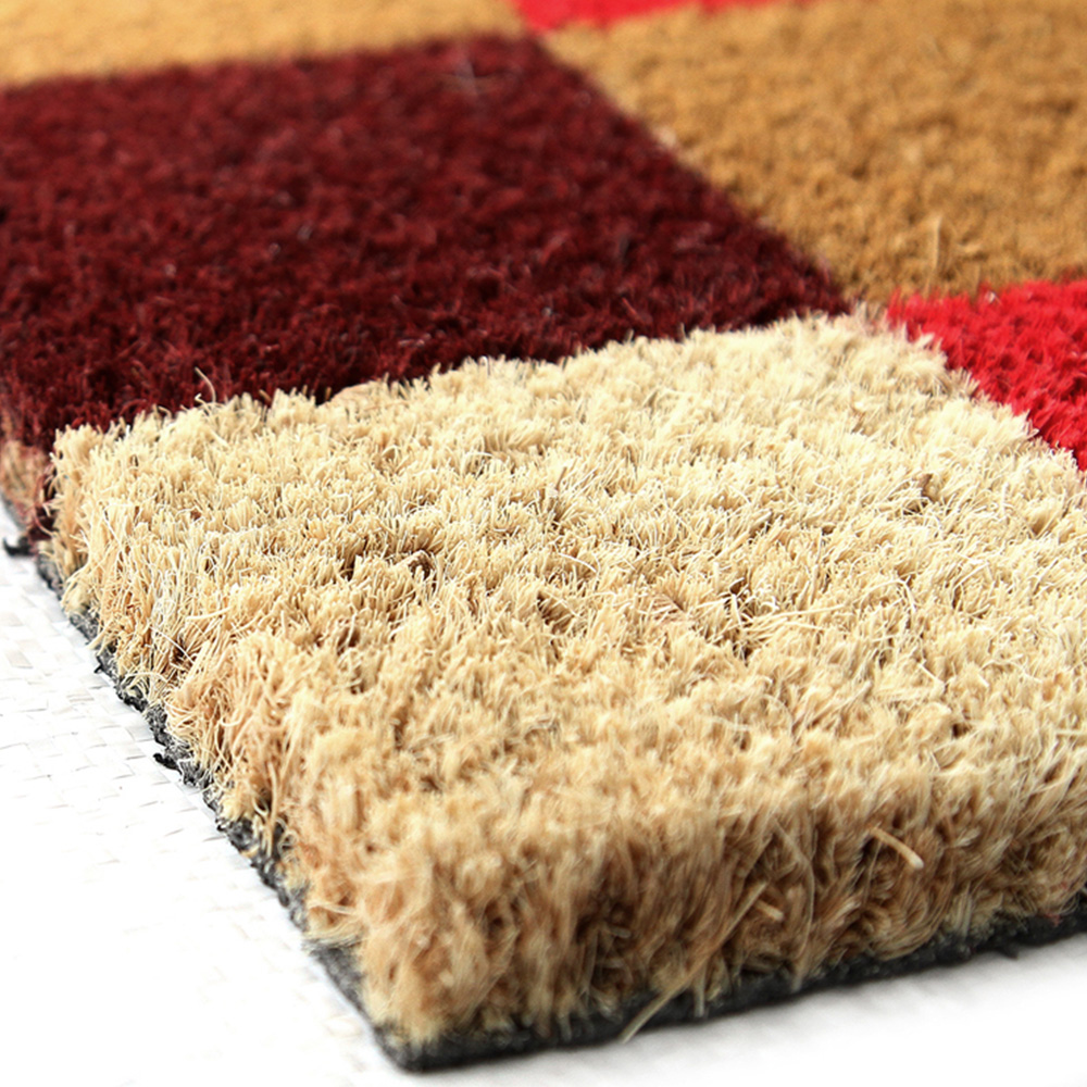 Coco & Coir Vintage Checks Coir Door Mat 45 x 75cm Image 4