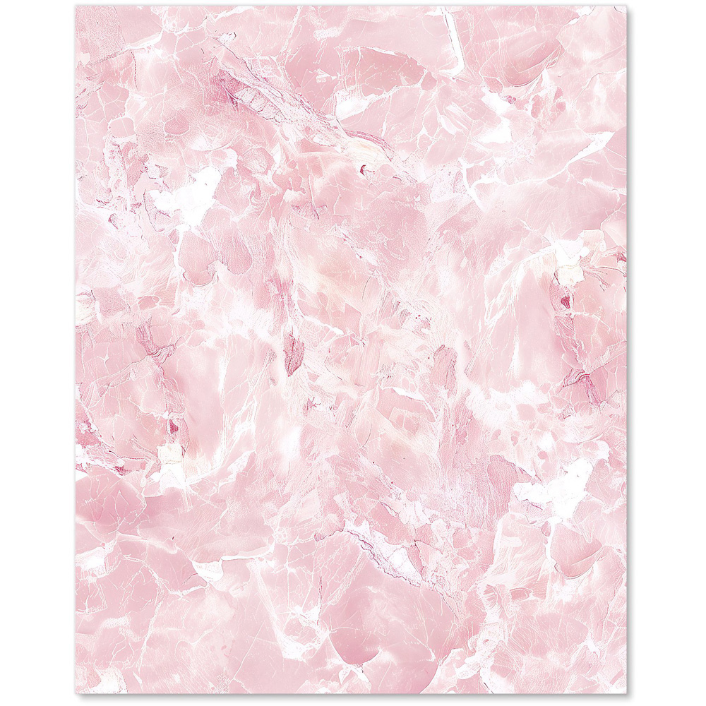 Warren Reed Designer Polished Pink Quartz Effect Glass Kitchen Splashback 75 x 60cm Image 2
