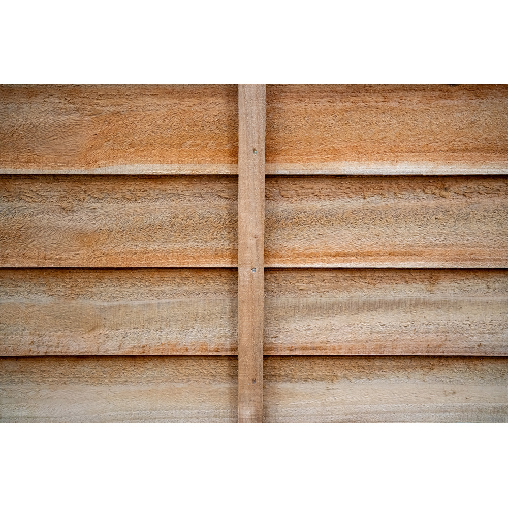 Forest Garden 6 x 6ft Natural Signature Lap Fence Panel Image 4
