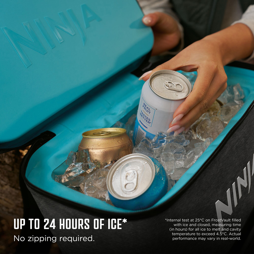 Ninja FrostVault Go 24 Can Charcoal Grey Cooler Backpack 17L Image 5