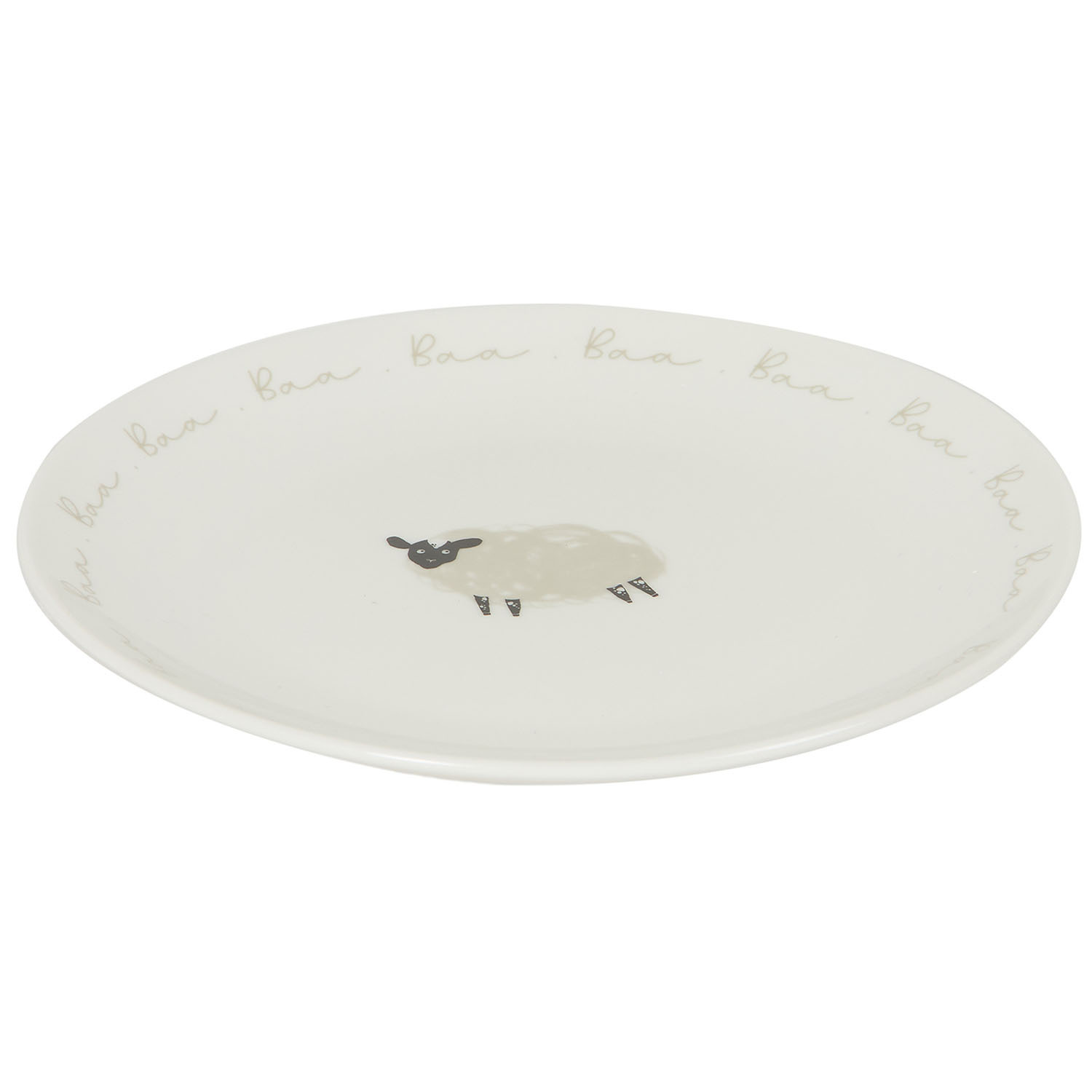 12 Piece Highland Flock Dinnerware - White Image 2