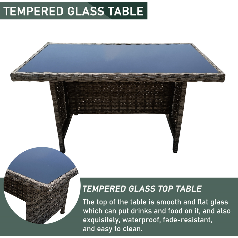 Furniture One 6 Seater Rattan Garden Lounge Set Image 8