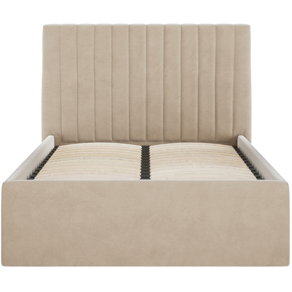 LPD Home Berlin Beige Single Ottoman Bed Image 4