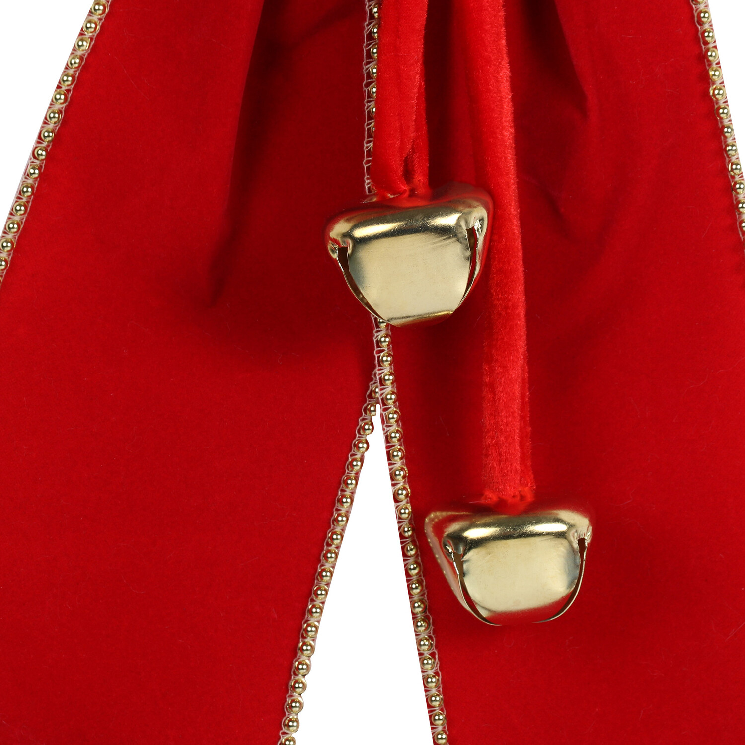 Red Jingle Bell Bow - Red Image 2