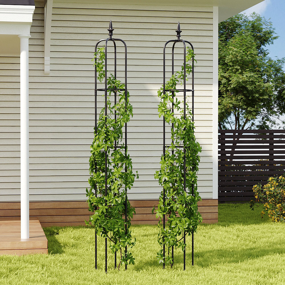 Living and Home Obelisk Garden Trellis 2 Pack Image 8