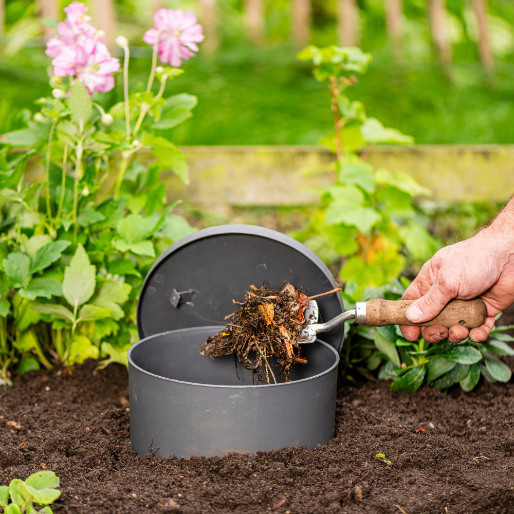 Garden Gear Plastic Underground Composter Bin 3 Pack Image 2