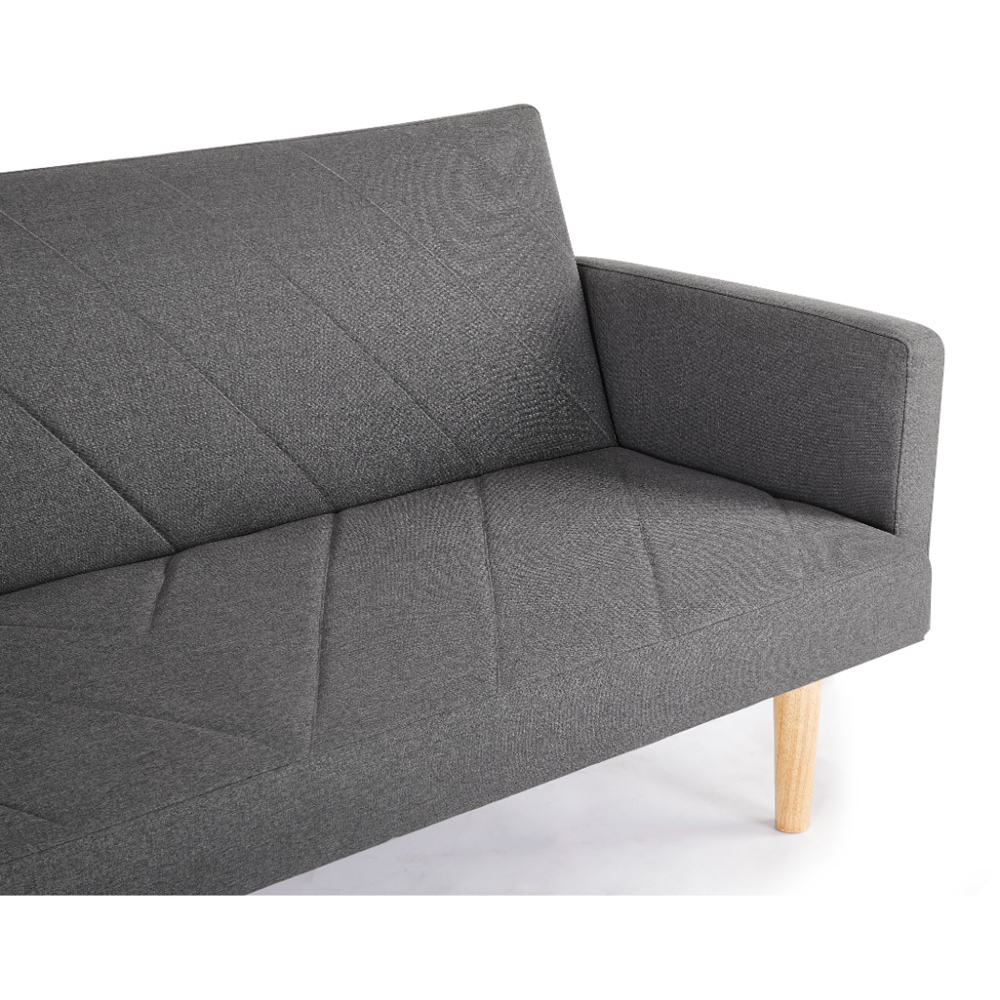 Home Detail Ryan 2 Seater Dark Grey Sofa Bed Image 6