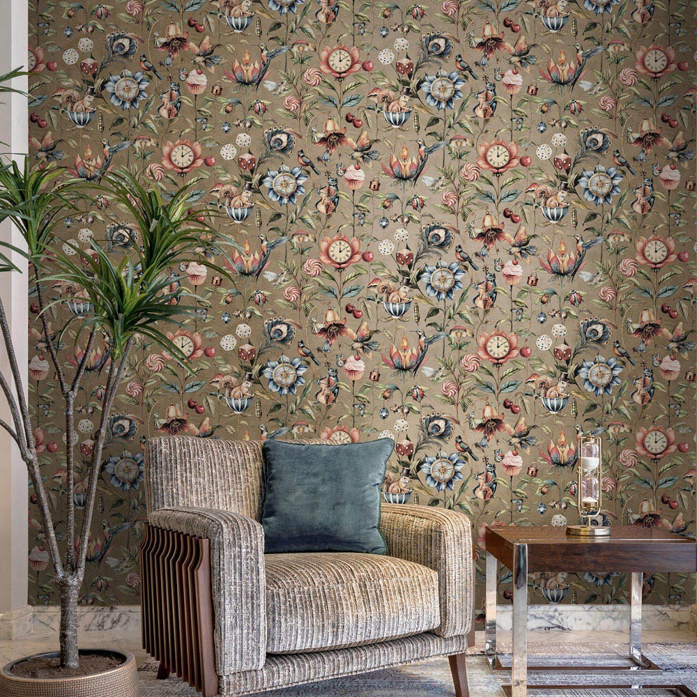 Holden Decor Curious Creatures Gold Wallpaper Image 3