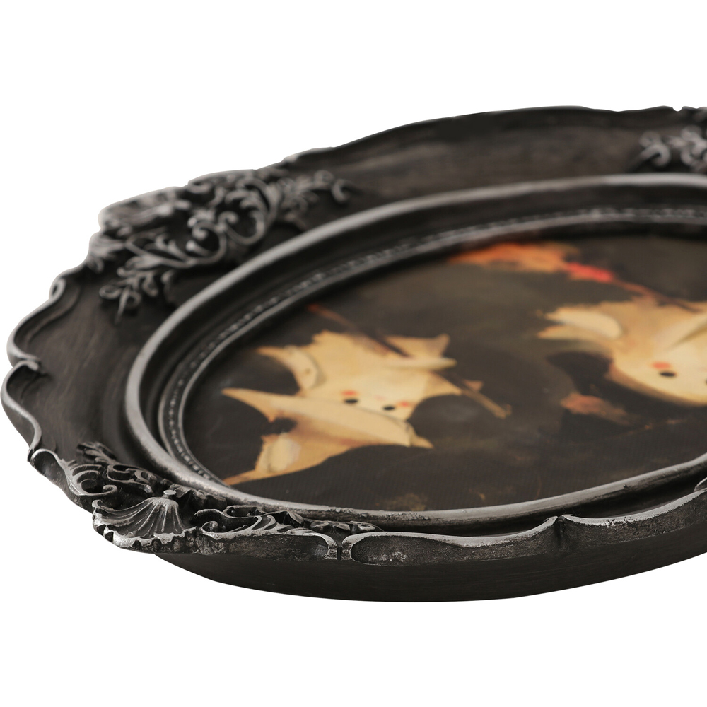 Spooky Ornate Hand Painted Plaque Image 8