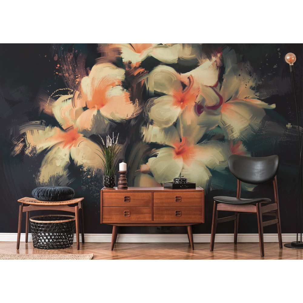 A.S Creation Painted Bouquet Digital Mural Image 3