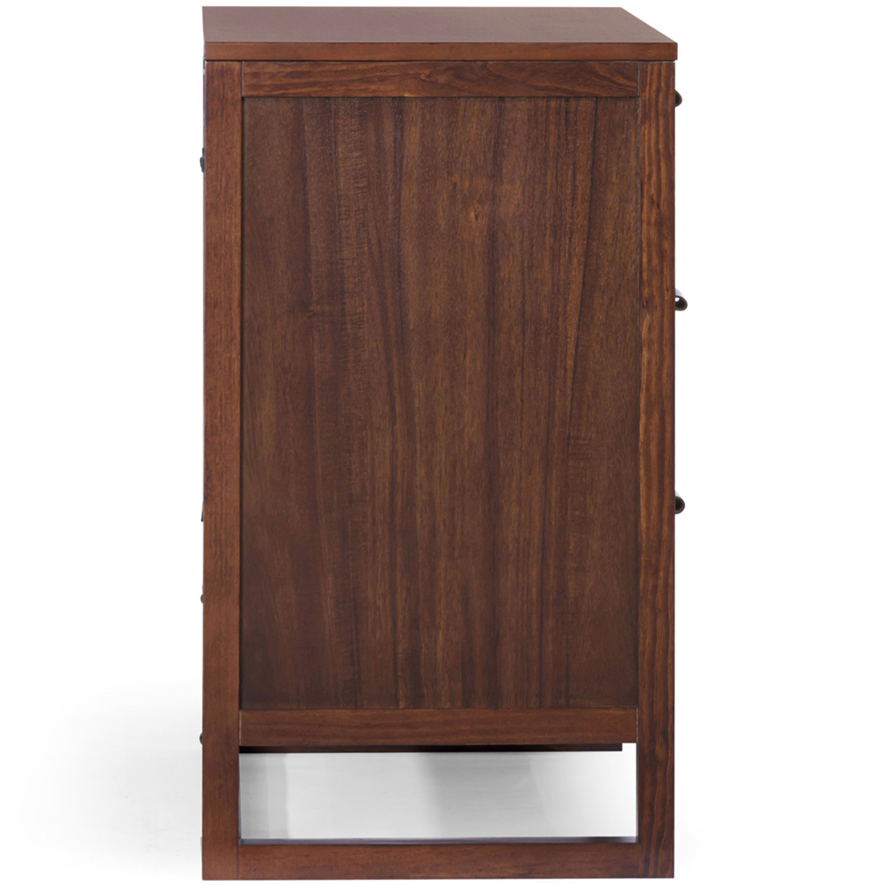 Teamson Home Hatteras 3 Drawer Walnut Dresser Image 4