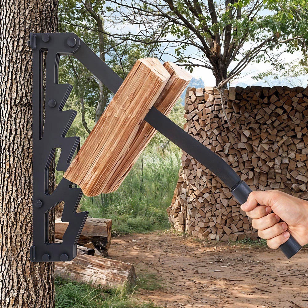 Living and Home All in One Wall Mounted Lever Firewood Splitter Image 2