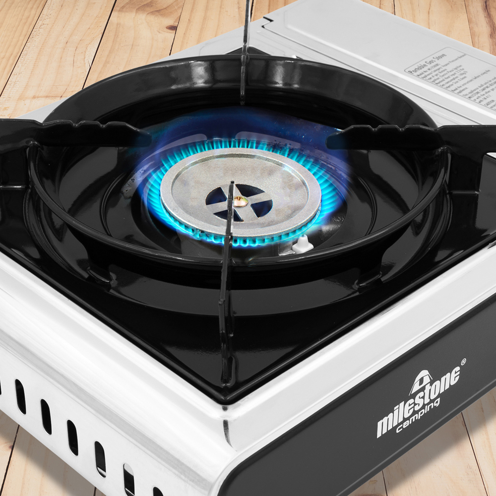 Milestone Camping Full Safety Standard Certified Portable Gas Stove Image 6