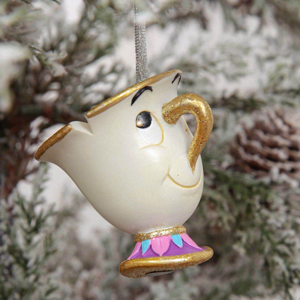 Disney Beauty and The Beast Resin Hanging Decoration 4 Pack Image 7