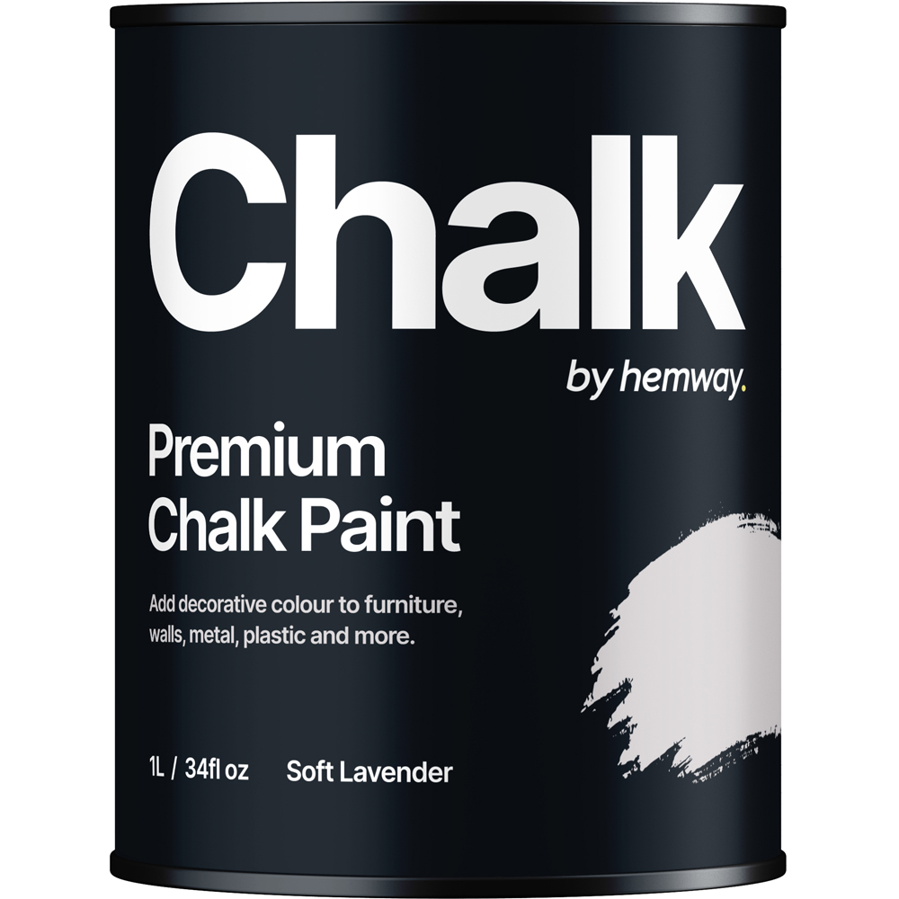 Hemway Soft Lavender Furniture and Walls Matt Chalk Paint 1L Image 2