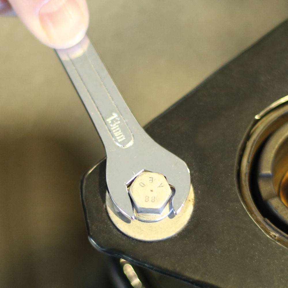 Laser 7 Piece 7-19mm Ultra Thin Open Ended Ratcheting Action Spanner Set Image 2