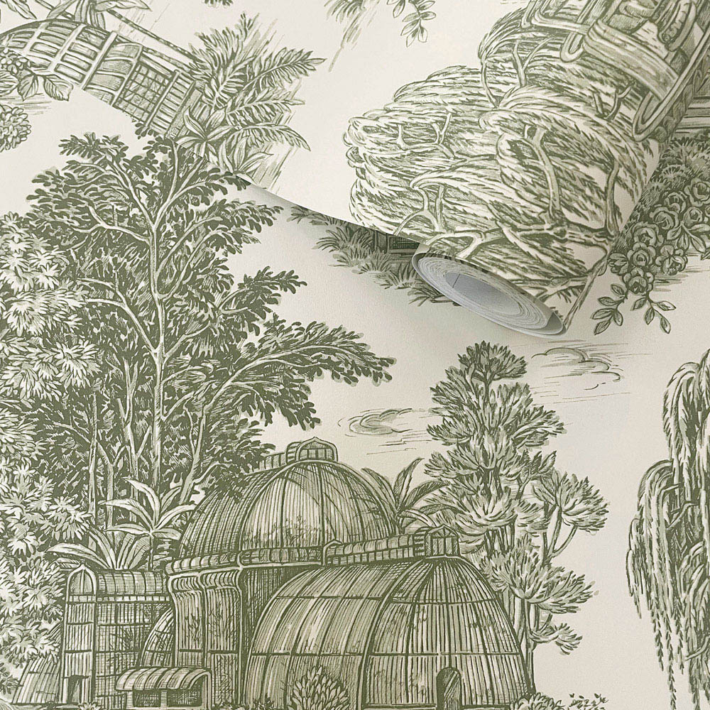 Holden Decor Osterley Green Wallpaper Image 2