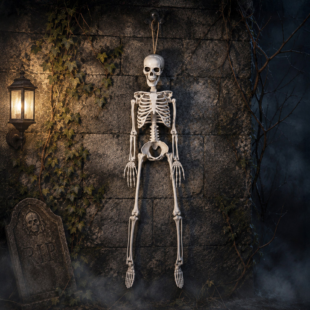 Samuel Alexander Posable Full Body Skeleton Halloween Decoration 3ft Image 8