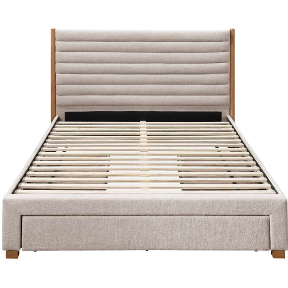 Birlea Arabella Double Grey Velvet Bed Image 3