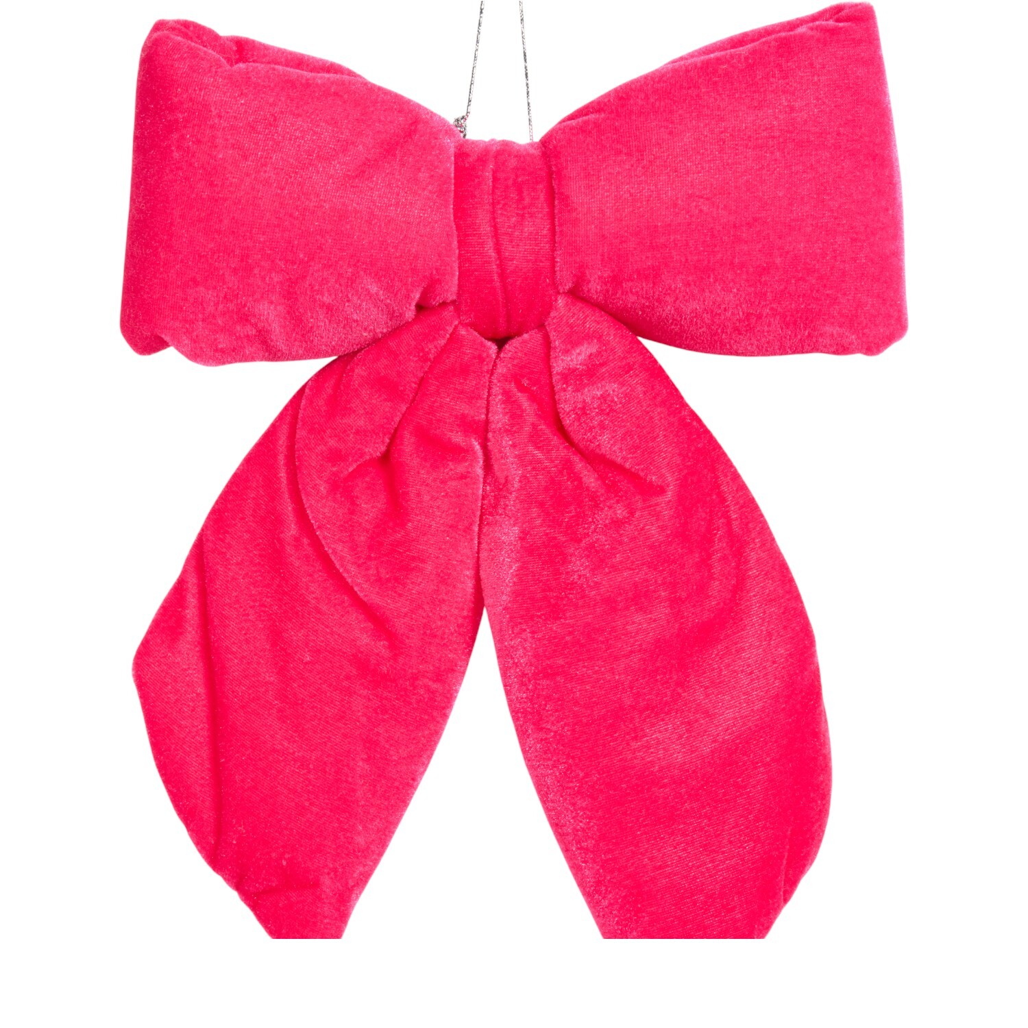 Chunky Plush Bow Hanging Decoration Image 9