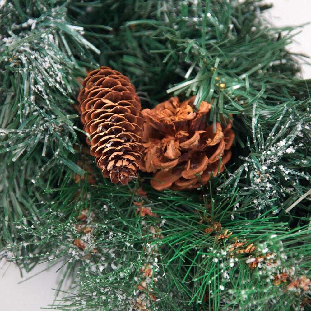 Best Artificial Christmas Garland with Frosted Colorado Pine and Spruce Tips 180cm Image 6