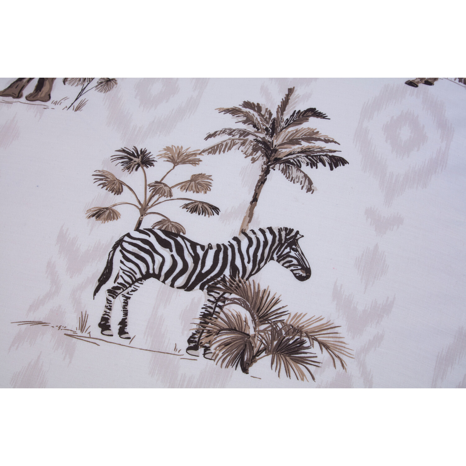 Nahara Duvet Cover and Pillowcase Set - Natural / King Image 5